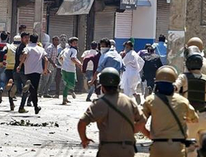 Srinagar clash